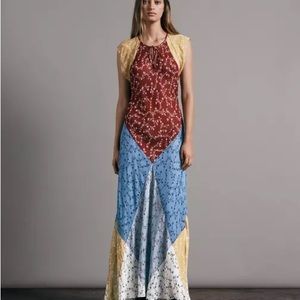 Rag & Bone Sam Patchwork Maxi Dress